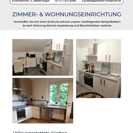 Moderne & Vollmobilierte Monteurswohnungen Appartement *